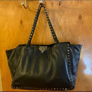 Valentino Rockstud Tote Soft Leather